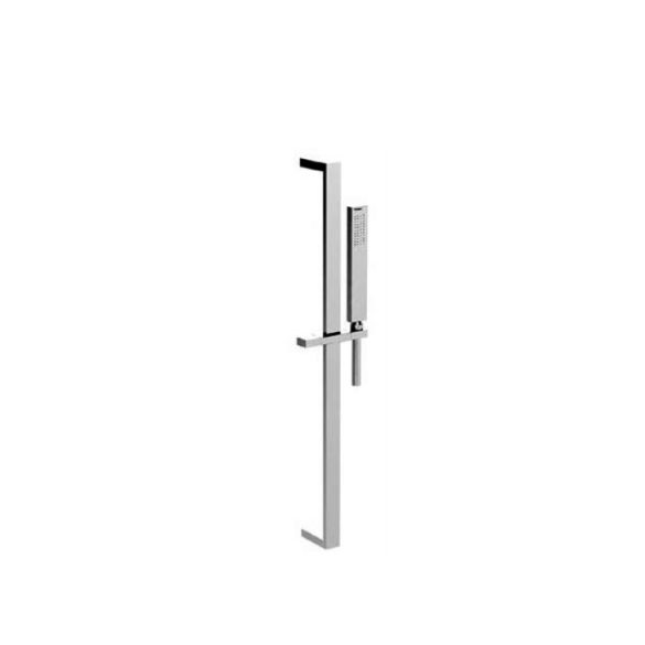 (image) Rail de douche, douchette en laiton et flexible Echo