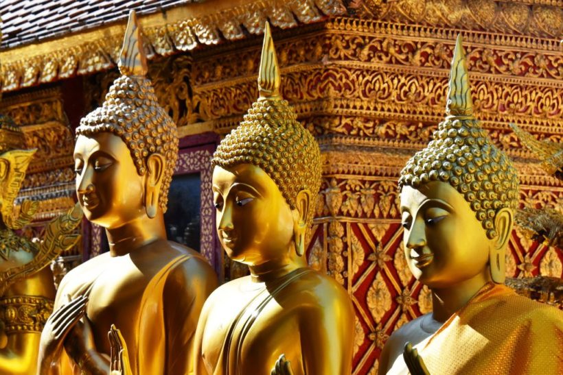 (image) statues du Palais Royal à Bangkok