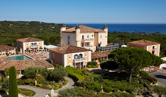 (image) Vue du Château de la Messardière à Saint-Tropez