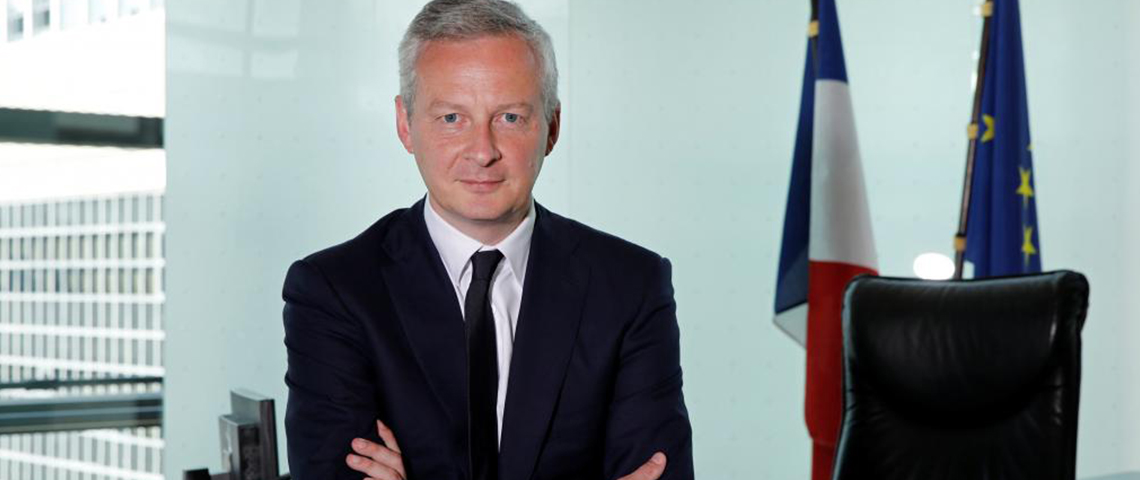 (image) photo portrait de Bruno Le Maire, Ministre de l'économie et des finances