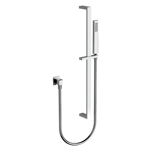 Flexible de douche blanc 150cm anti-torsion